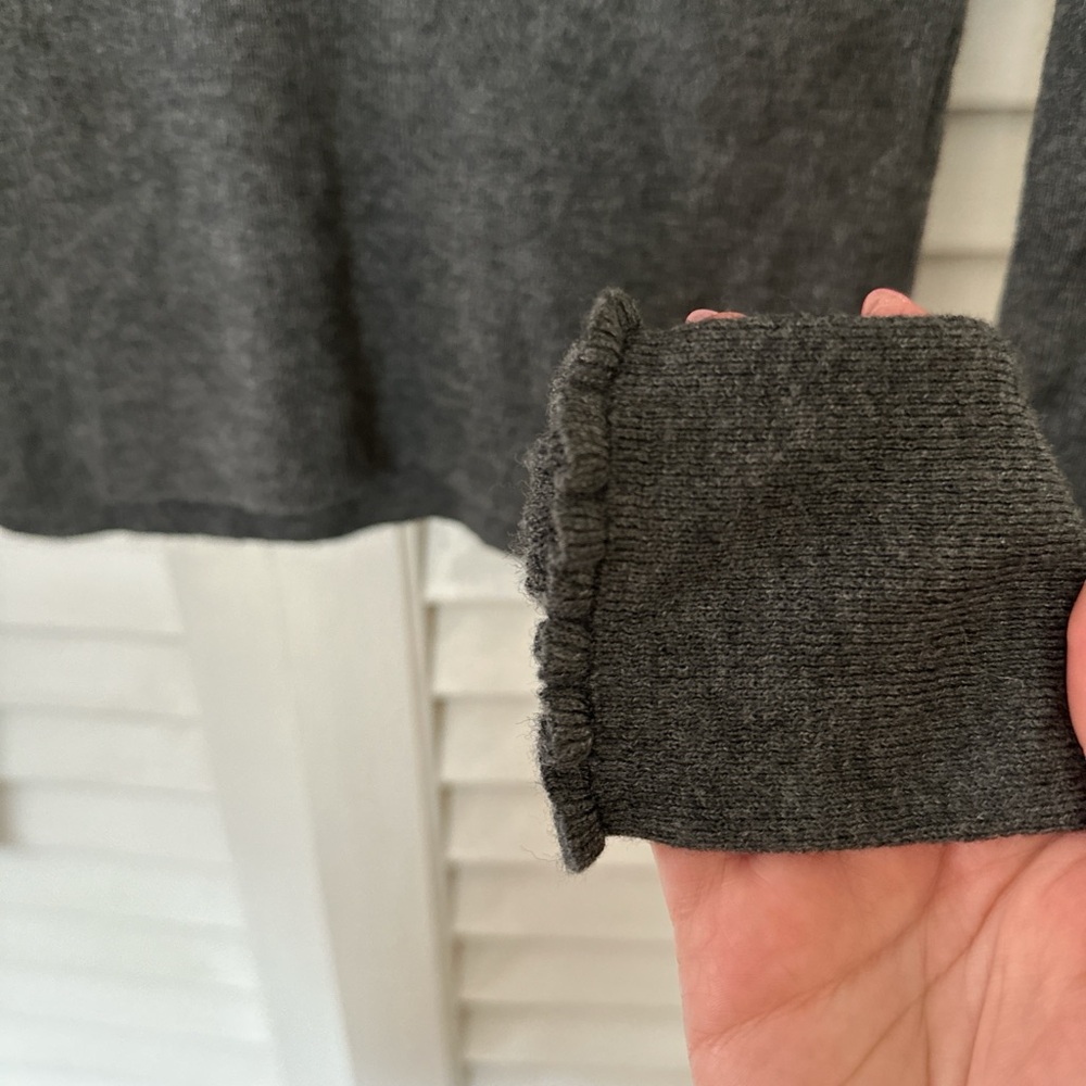 ZARA Ruffle Knit Turtleneck - Picture 3 of 4
